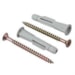 Bucha P/Tijolo Baiano com Parafuso 6mm Protect Piso 50 Unid
