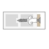 Bucha Para Superfície Oca Com Escápula 6 Mm Pacote Com 2 Peças - Bemfixa - Referência: 3461