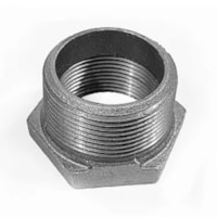 Bucha Redução Galvanizada Prateada Ferro (31) 6 x 4 - Tupy