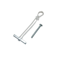 Bucha TAB Base Oca 1/4 pol com parafuso 1/4x2.1/2 pol Ancora