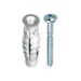 Bucha Universal Bx N.06 Com Parafuso Cabeça Panela Auto-Atarraxante 4 Peças - Bemfixa - Referência: 3731