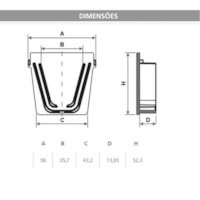 Cabeceira Para Ralo Linear Cinza Tigre 27265731