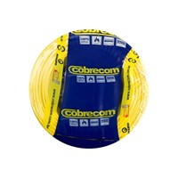Cabo Cobre Flexicom 750V 1,5mm Amarelo 100 Metros - Cobrecom