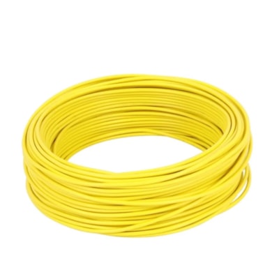 Cabo Elétrico Flex  750v  150mm Amarelo Brascopper RL100m