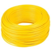 Cabo Flex 750v 2,5mm Amarelo Rolo 100 Metros Brascopper