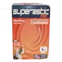 Cabo Flex 750V 4,0 MM Cinza Rolo com 100 Metros Superast - Prysmian