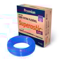 Cabo Flexível 750V 1,5mm Azul Superast Rolo 100m Prysmian