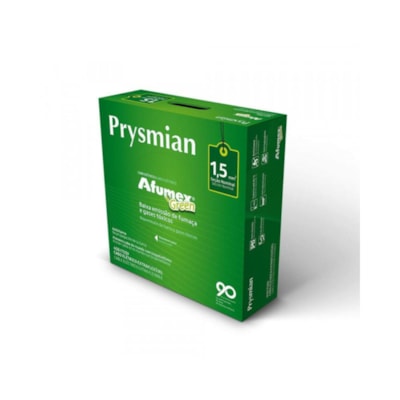Cabo flexível 750V 1,5mm vermelho afumex 100m Prysmian