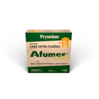 Cabo Flexível 750V 4mm Branco Afumex Rolo com 100m Prysmian