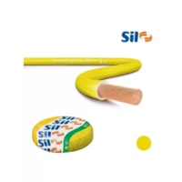 Cabo Flexível Amarelo 750v 1,5mm Rolo De 100m - Sil Cabos