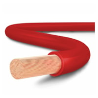 Cabo Flexível Atóxico Vermelho 750V 4mm Rolo De 100m Corfio