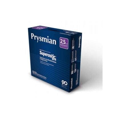 Cabo flexível Cinza 2,5mm 750V 100m - Prysmian