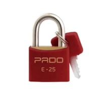 Cadeado 25mm Color Vermelho - Pado 51016411