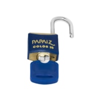 Cadeado Color Cromado 20mm Azul 0102200SMAZ Papaiz
