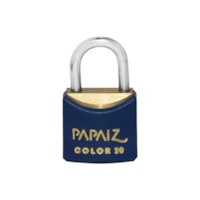 Cadeado Color Cromado 20mm Azul 0102200SMAZ Papaiz