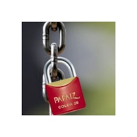 Cadeado Vermelho 20mm 0102200SMVM - Papaiz