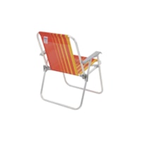 Cadeira de Praia Laranja 72x55x54cm - Tramontina