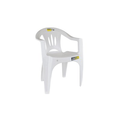 Cadeira Plastica Iguape com Braços em Polipropileno Branco - Tramontina - Referência: 92221/010