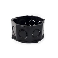 Caixa De Luz Emb 3x3 de Plástico Preto Isotex R4
