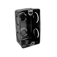 Caixa De Luz Emb 4X2 Chapa 20 Reforç Preto 5PE70/20 Arcoir
