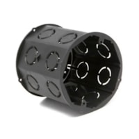 Caixa De Luz Embutir Plástica Fmd Octogonal Isotex Preta R4