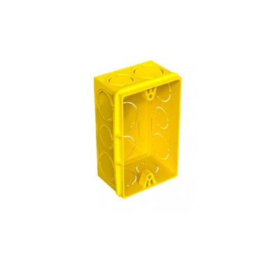 Caixa de Luz Pvc Amarela 4x2 18791 - Amanco