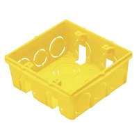 Caixa Luz de Emb Plástica Amarela 4X4 Tramontina 57500/042