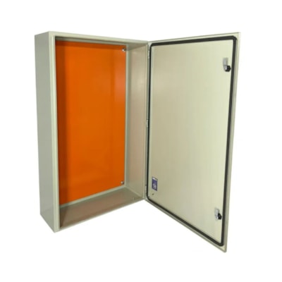 Caixa Montagem Aço Carbono Painel Bege 1000x600x250mm - Mega