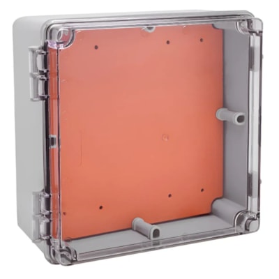 Caixa Montagem IP68 300X300X150 Cz Tampa Transp PVC- Rohdina