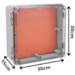 Caixa Montagem IP68 300X300X150 Cz Tampa Transp PVC- Rohdina
