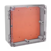 Caixa Montagem IP68 300X300X150 Cz Tampa Transp PVC -ROHDINA