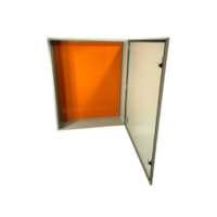 Caixa Montagem Painel Aço Carbono Bege 1000x800x250mm - Mega