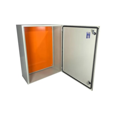 Caixa P/Montagem 80X60X30mm Fundo Laranja 020020092 Mega