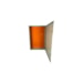 Caixa p/montagem painel 1200x800x200mm fundo laranja Mega