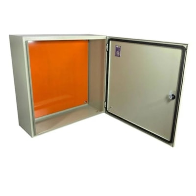 Caixa P/Montagem Painel  600X600X250MM Fundo Laranja - Mega
