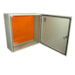 Caixa P/Montagem Painel  600X600X250MM Fundo Laranja - Mega