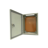 Caixa Para Montagem De Painel 500x400x200mm Bege Aço- Lukbox