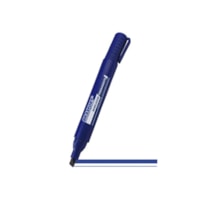 Caneta Permanente Marcadora Azul Ponta Grossa Brasfort 7857