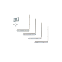 Cantoneira Zincada 50x75mm com 4 peças  - Bemfixa