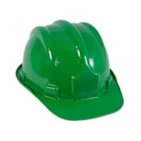 Capacete De Proteção Com Carneira Verde 31.469 Plastcor