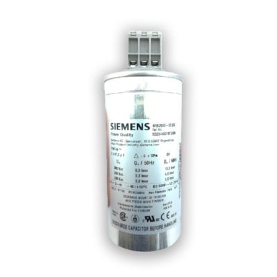 Capacitor Trifásico 10Kvar 440V - Siemens - Referência: A7B10001207345