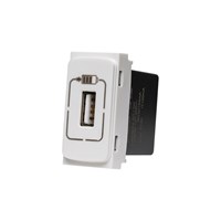 Carregador 1 USB 1100mA 1M Branco Zeffia 680163 Pial