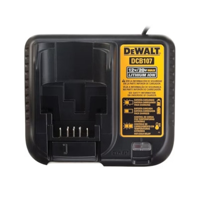 Carregador  12v A 20v Bivolt Dcb107-Br Dewalt