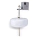 Ch Boia 15A Inferior CB 1007 Polietileno Branco - Mar Girius