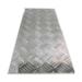 Chapa de aluminio xadrez 100x550x2,2mm