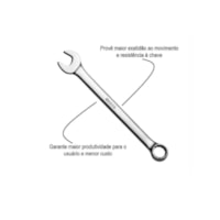 Chave Combinada Aço Cromo-Vanádio 21mm ST40216 - Sata