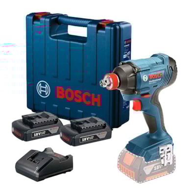 Chave de impacto GDX 180-LI, 2 baterias 18V e maleta Bosch