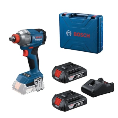 Chave Impacto Azul 18v C/carreg 2bat+ Maleta GDX-285 - Bosch