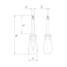 Chave Philips Cototco Pro 1/4x1.1/2 Laranja Aço - tramontina