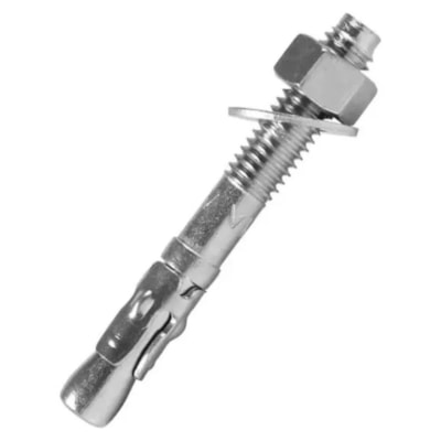 Chumbador Pba 1/2" X 4" Pol C/Porca E Arruela X12400C Ancora